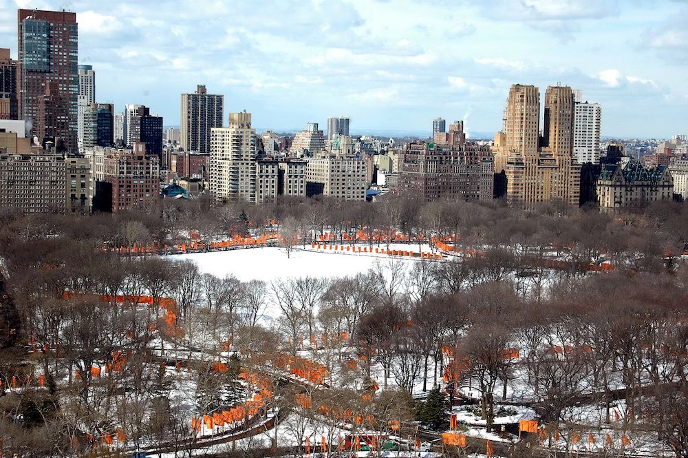 Christo & Jean Claude, The Gates, 2005, Central Park, Manhattan, NYC Parks<br/>